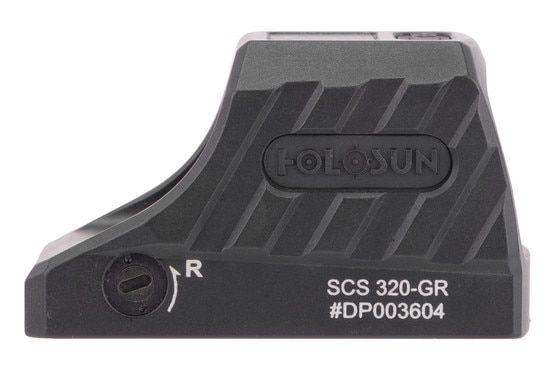 Holosun SCS Enclosed Green Dot SIG P320 Reflex Sight has an enclosed design.
